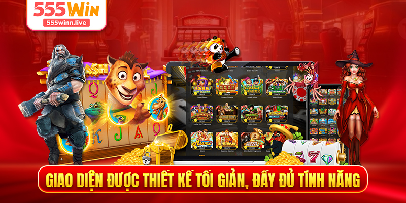 Giao diện được thiết kế tối giản, đầy đủ tính năng 