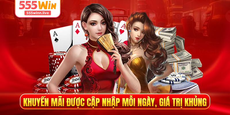 Khuyến mãi được cập nhập mỗi ngày, giá trị khủng 